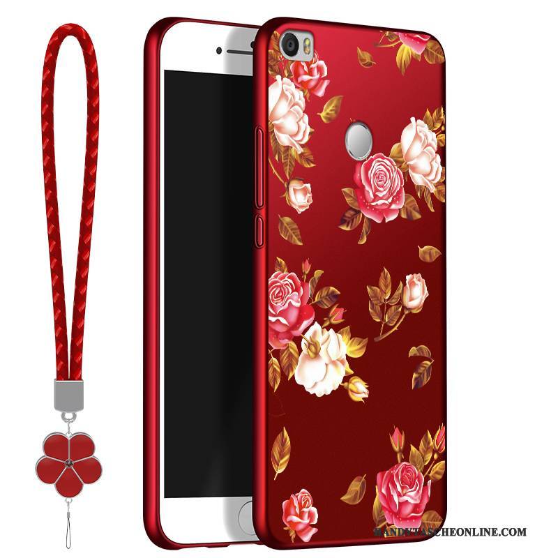 Hülle Mi Max 2 Taschen Trend Handyhüllen, Case Mi Max 2 Schutz Rot Anti-sturz
