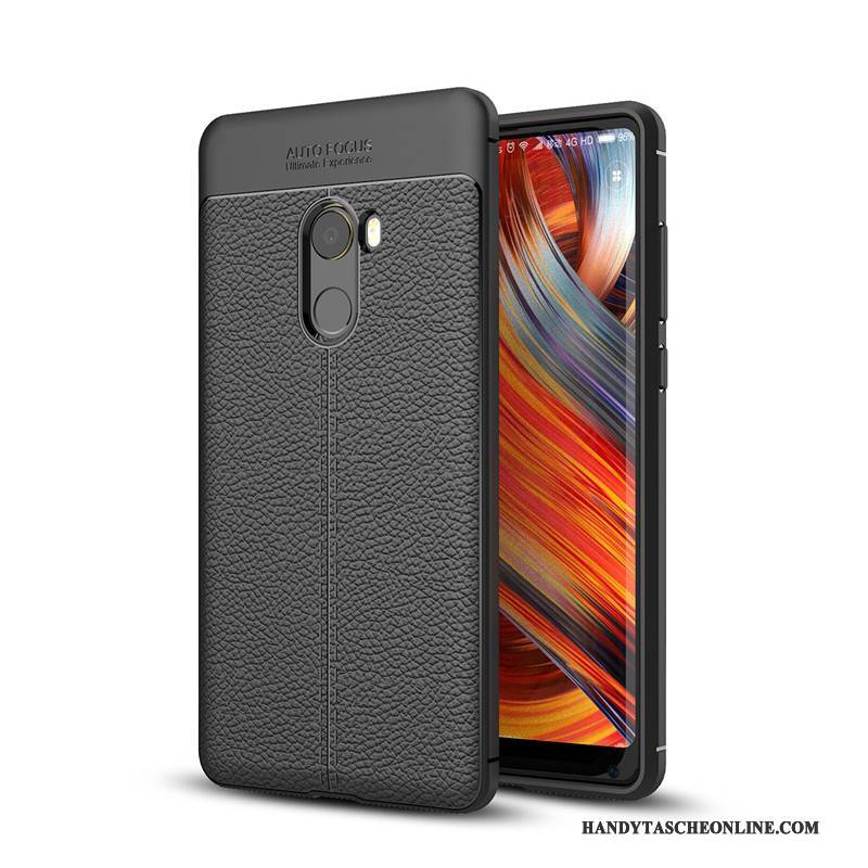 Hülle Mi Mix 2 Kreativ Schwarz Anti-sturz, Case Mi Mix 2 Taschen Handyhüllen Persönlichkeit