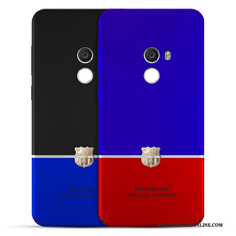 Hülle Mi Mix 2 Taschen Mini Nubuck, Case Mi Mix 2 Schutz Blau Handyhüllen
