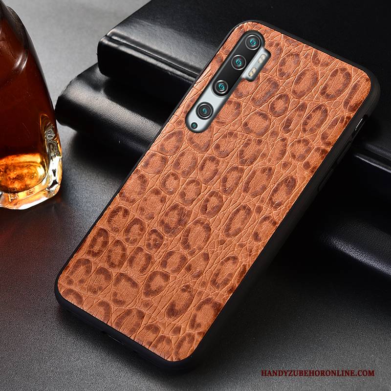 Hülle Mi Note 10 Schutz Rot Anti-sturz, Case Mi Note 10 Taschen Mini Handyhüllen