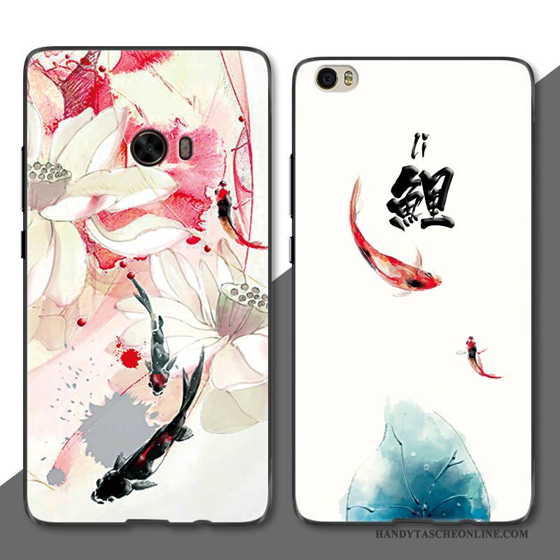 Hülle Mi Note 2 Kreativ Handyhüllen Pulver, Case Mi Note 2 Schutz Mini Rot