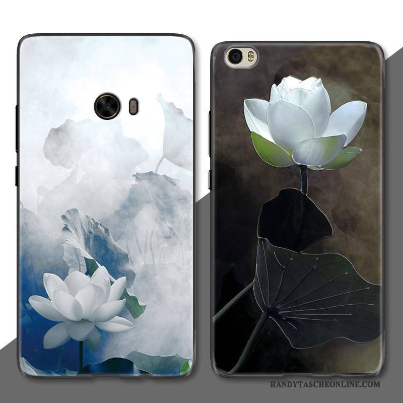 Hülle Mi Note 2 Luxus Handyhüllen Blumen, Case Mi Note 2 Schutz Chinesische Art Mini