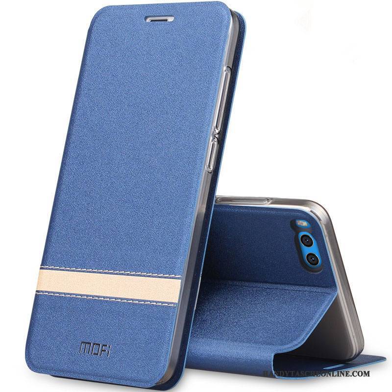 Hülle Mi Note 2 Schutz Handyhüllen Trend, Case Mi Note 2 Lederhülle Mini Dunkelblau