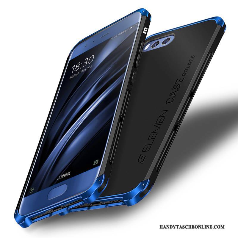Hülle Mi Note 3 Metall Blau Trend, Case Mi Note 3 Schutz Nubuck Mini