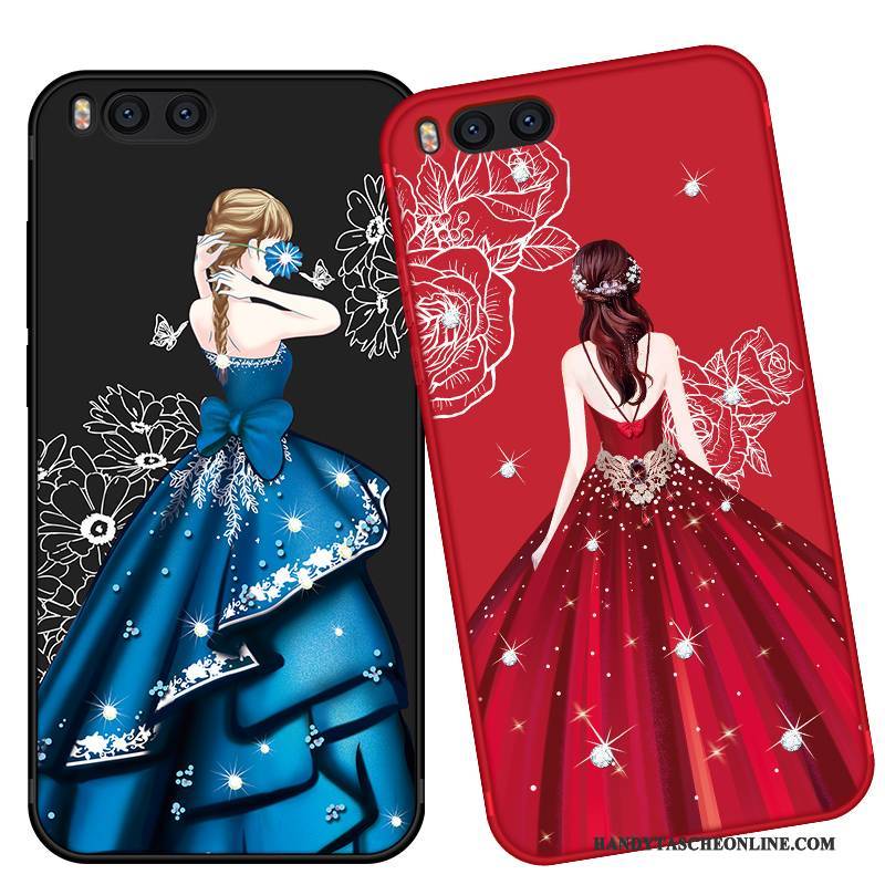 Hülle Mi Note 3 Schutz Hängende Verzierungen Rot, Case Mi Note 3 Taschen Handyhüllen Persönlichkeit