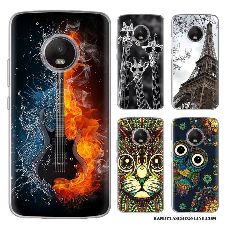 Hülle Moto G5 Kreativ Neu Handyhüllen, Case Moto G5 Weiche Schwarz Schlussverkauf
