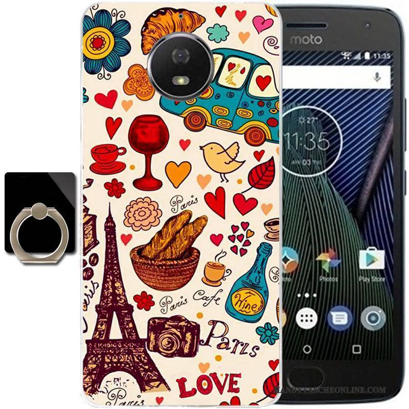 Hülle Moto G5s Plus Schutz Anti-sturz Handyhüllen, Case Moto G5s Plus Karikatur
