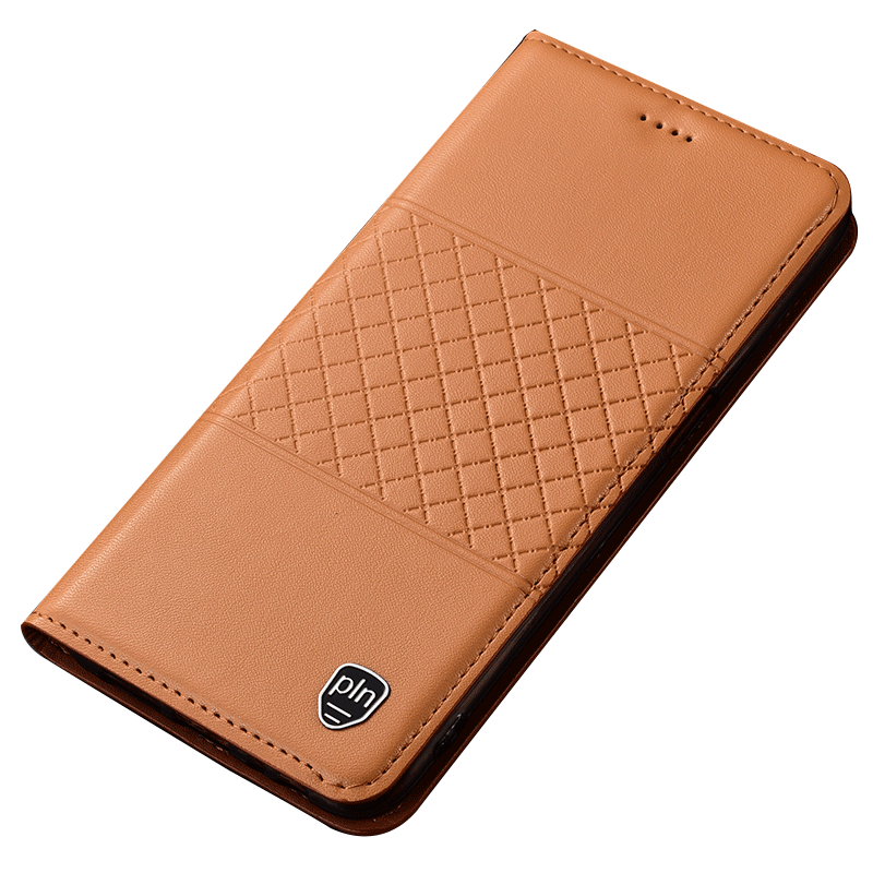 Hülle Moto G7 Play Taschen Handyhüllen Gelb, Case Moto G7 Play Schutz Anti-sturz Kariert