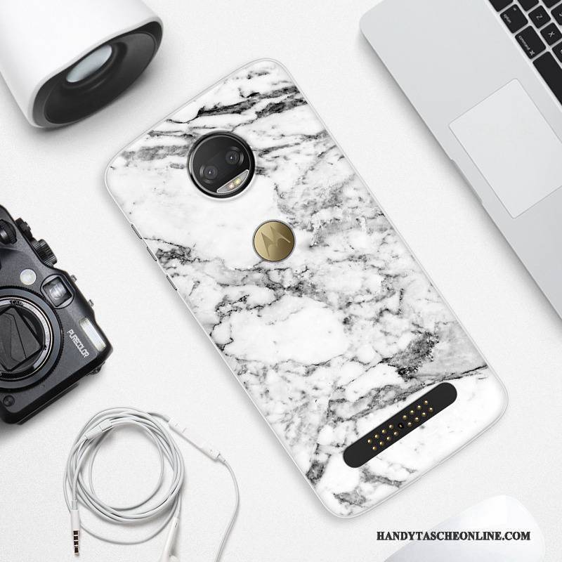 Hülle Moto Z2 Force Edition Taschen Weiß Anti-sturz, Case Moto Z2 Force Edition Schutz Holz Handyhüllen