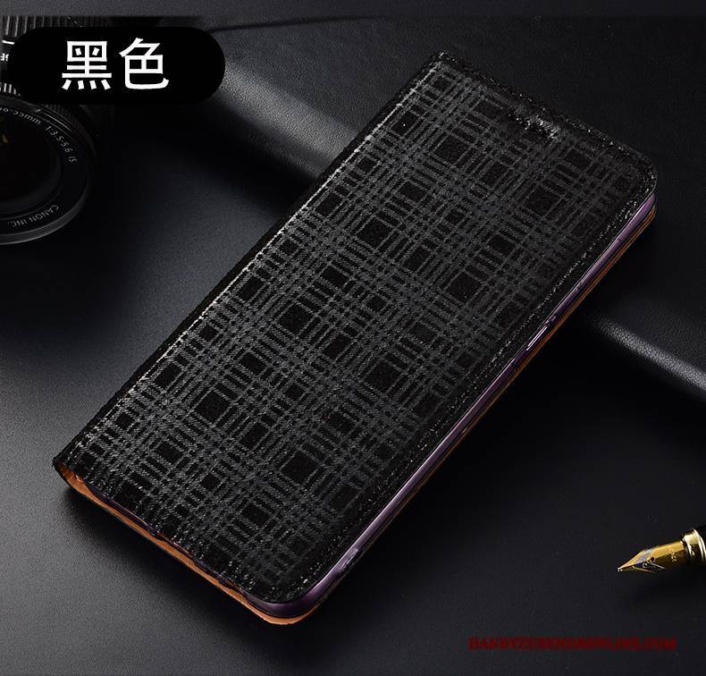 Hülle Motorola One Hyper Folio Schwarz Anti-sturz, Case Motorola One Hyper Lederhülle Samt Handyhüllen
