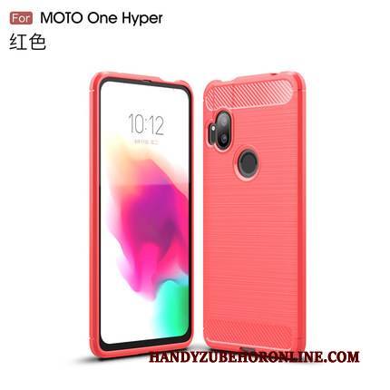 Hülle Motorola One Hyper Weiche Seide Business, Case Motorola One Hyper Schutz Rutschfest Handyhüllen