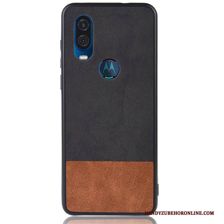 Hülle Motorola One Vision Taschen Schwarz Anti-sturz, Case Motorola One Vision Schutz Handyhüllen Mischfarben