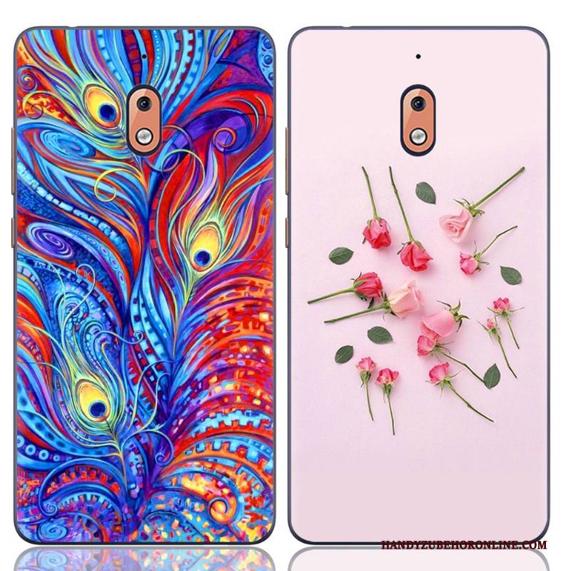 Hülle Nokia 2.1 Gemalt Handyhüllen Neu, Case Nokia 2.1 Kreativ Blau