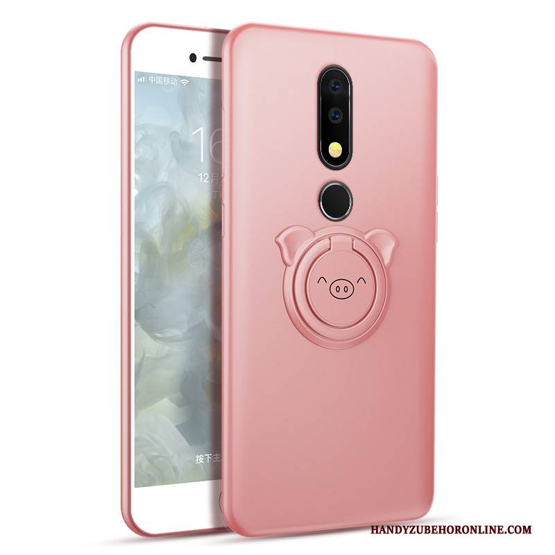 Hülle Nokia 3.1 Plus Schutz Anti-sturz Netto Rot, Case Nokia 3.1 Plus Weiche Trend Neu