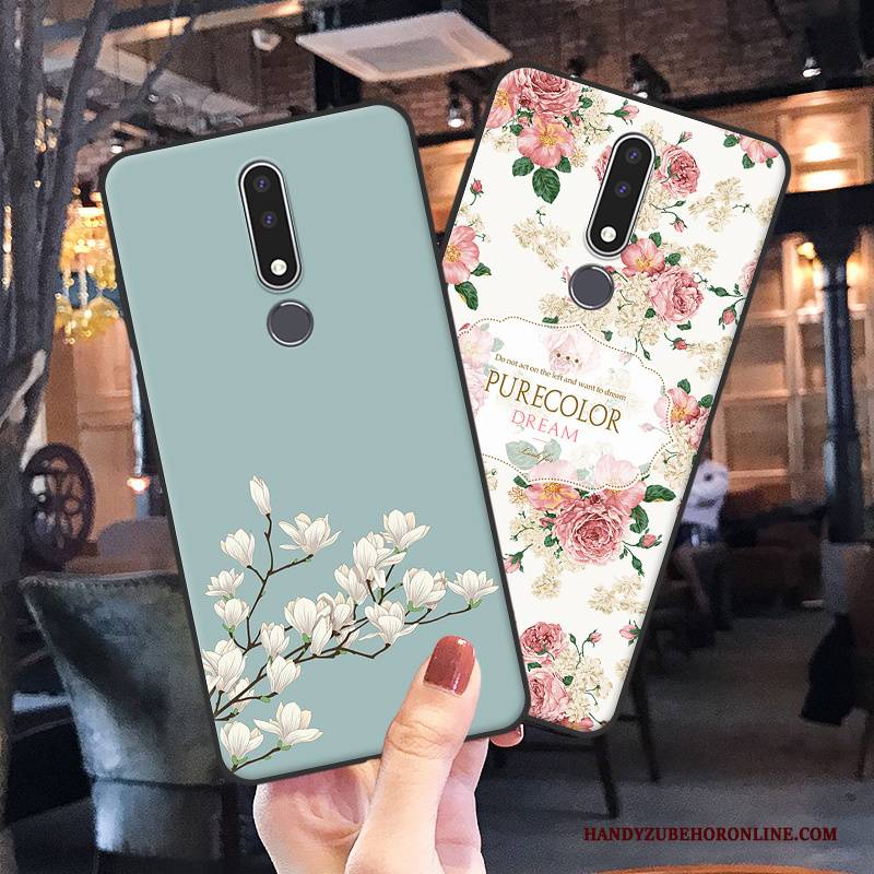Hülle Nokia 3.1 Plus Schutz Handyhüllen Grün, Case Nokia 3.1 Plus Nette