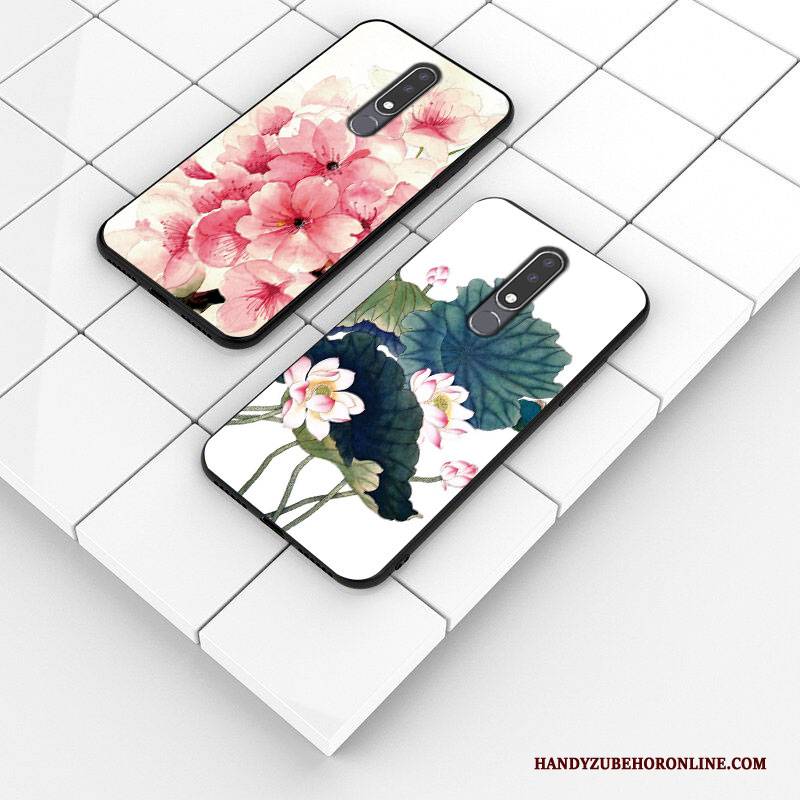 Hülle Nokia 3.1 Plus Silikon Frisch Anti-sturz, Case Nokia 3.1 Plus Taschen Kunst Einfach