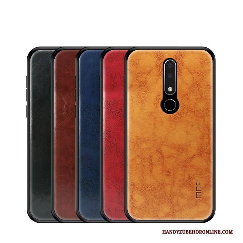 Hülle Nokia 3.1 Plus Taschen Anti-sturz Schwarz, Case Nokia 3.1 Plus Schutz Muster Membran