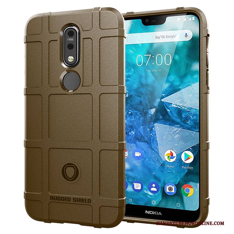Hülle Nokia 3.1 Plus Taschen Membran Trendmarke, Case Nokia 3.1 Plus Weiche Temperieren Anti-sturz