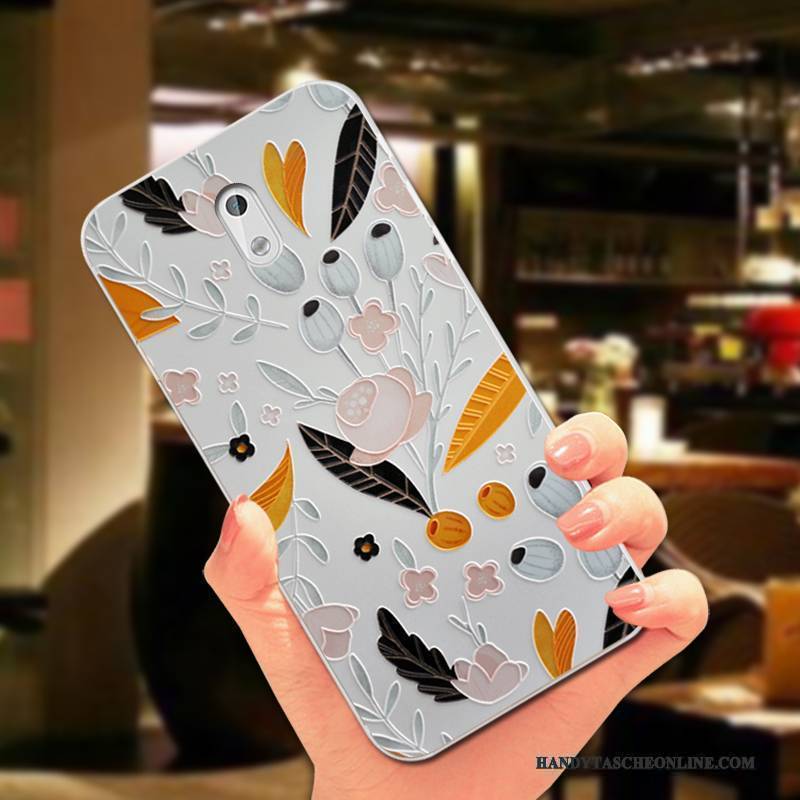 Hülle Nokia 3 Schutz Weiß Licht, Case Nokia 3 Silikon Frisch Handyhüllen