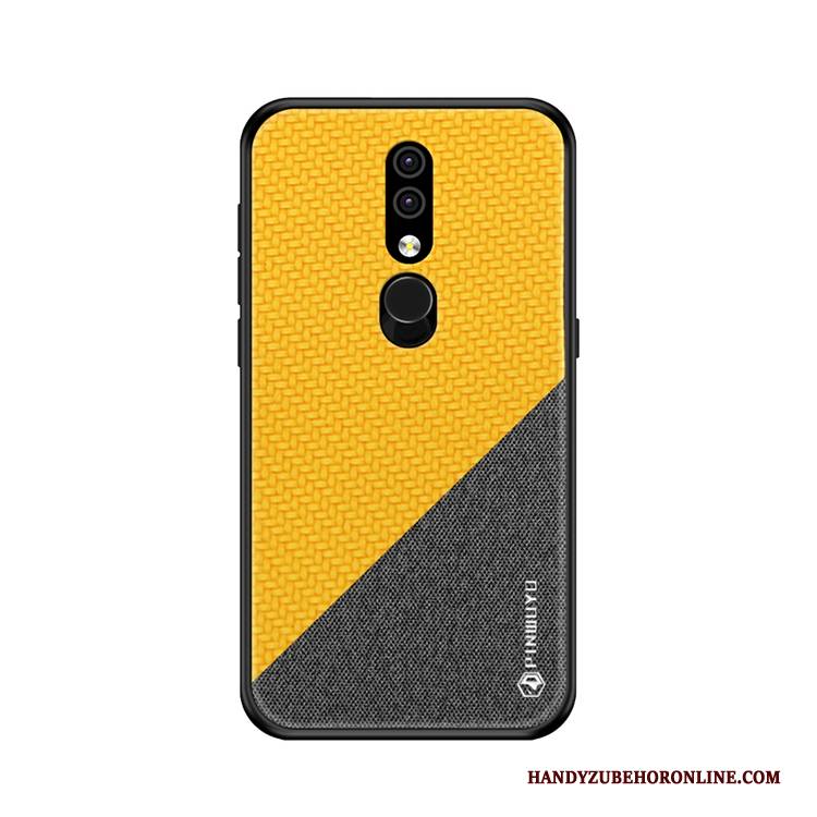 Hülle Nokia 4.2 Taschen Handyhüllen Anti-sturz, Case Nokia 4.2 Silikon Gelb Schlank