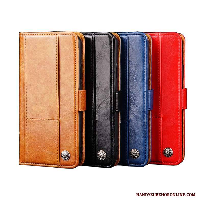 Hülle Nokia 5.1 Plus Schutz Blau, Case Nokia 5.1 Plus Geldbörse