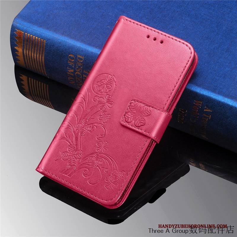 Hülle Nokia 5.3 Lederhülle Rot Hängende Verzierungen, Case Nokia 5.3 Silikon Handyhüllen Karte