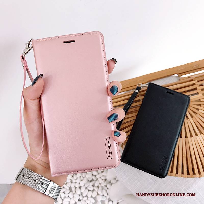 Hülle Nokia 6.1 Schutz Anti-sturz Rosa, Case Nokia 6.1 Lederhülle Handyhüllen