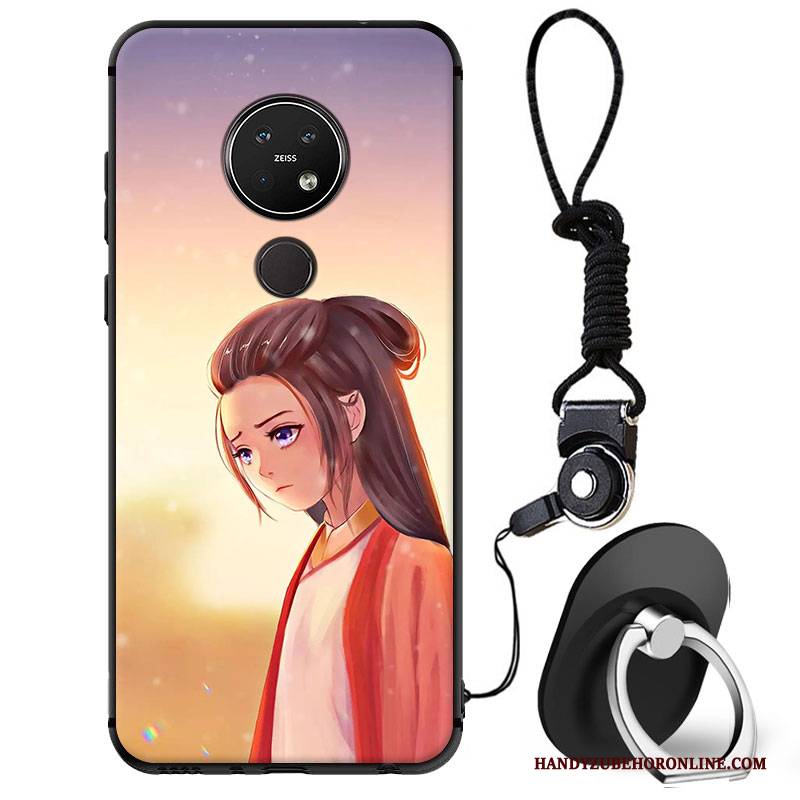 Hülle Nokia 6.2 Karikatur Handyhüllen Farbe, Case Nokia 6.2 Schutz Liebhaber Anti-sturz