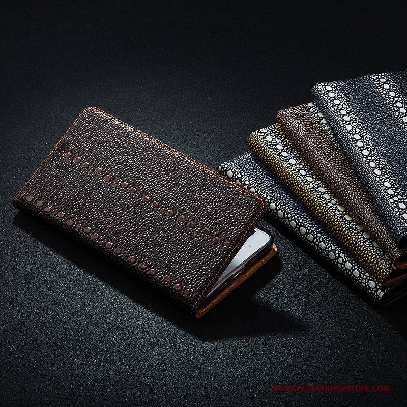 Hülle Nokia 6.2 Lederhülle Perlen Handyhüllen, Case Nokia 6.2 Taschen