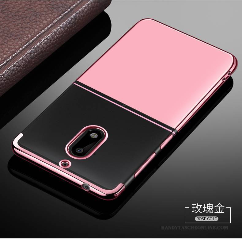 Hülle Nokia 6 Taschen Anti-sturz Rosa, Case Nokia 6 Silikon Blau Handyhüllen