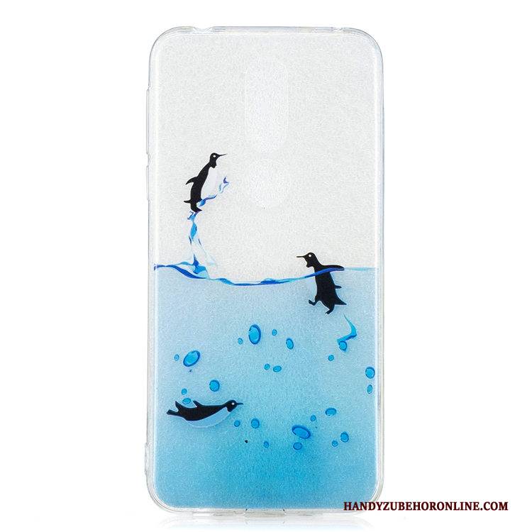 Hülle Nokia 7.1 Weiche Hängende Verzierungen Handyhüllen, Case Nokia 7.1 Silikon Transparent Anti-sturz