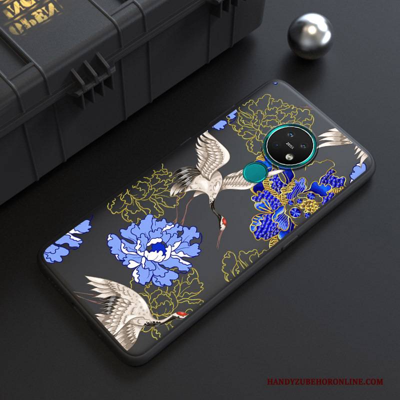 Hülle Nokia 7.2 Weiche Persönlichkeit Schlank, Case Nokia 7.2 Silikon Schwarz Katzen