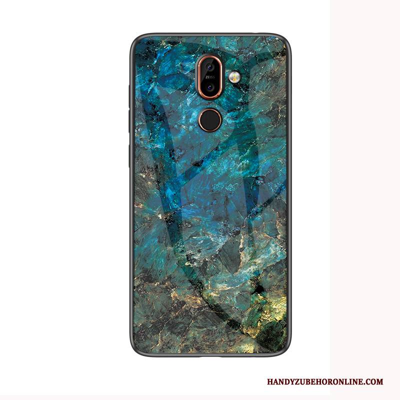 Hülle Nokia 7 Plus Handyhüllen Muster, Case Nokia 7 Plus Glas Groß