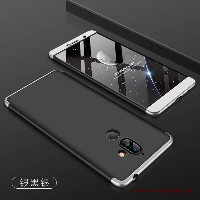 Hülle Nokia 7 Plus Silikon Anti-sturz Trendmarke, Case Nokia 7 Plus Weiche Silber Handyhüllen