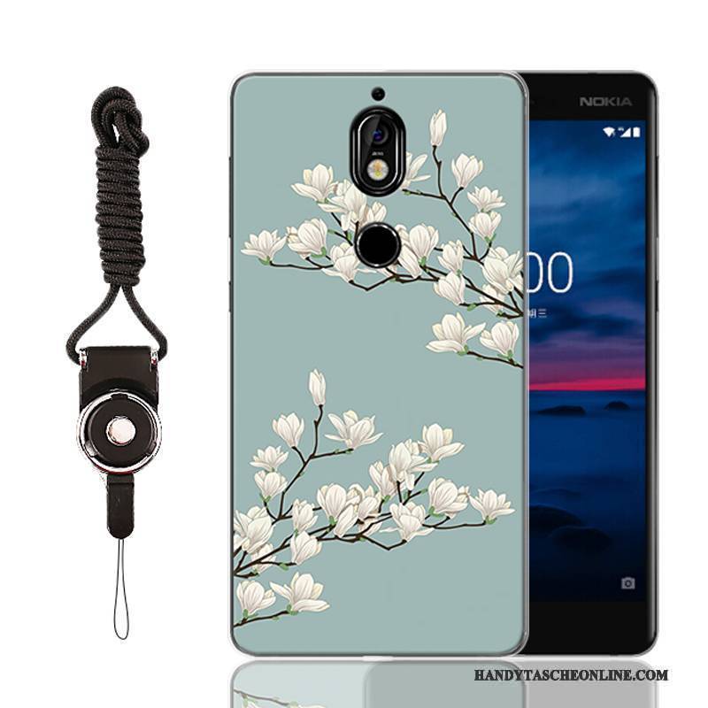 Hülle Nokia 7 Schutz Nette Anti-sturz, Case Nokia 7 Weiche Hellblau