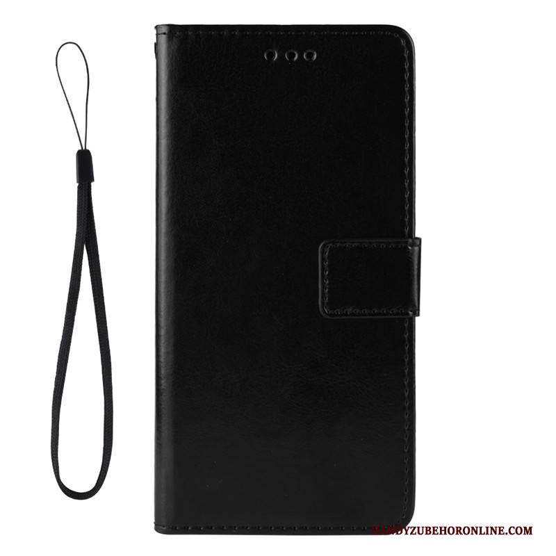 Hülle Nokia 9 Pureview Lederhülle Muster Schwarz, Case Nokia 9 Pureview Folio Karte Handyhüllen