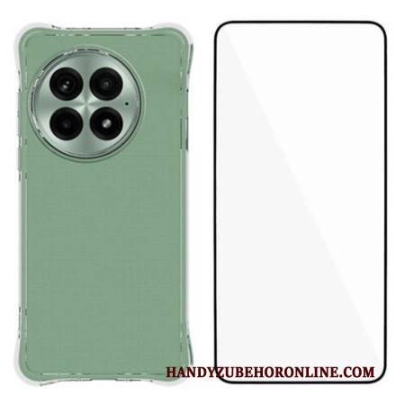 Hülle Oneplus 13 Verstärkte Klare Folie Mit Displayschutzfolie Aus Gehärtetem Glas