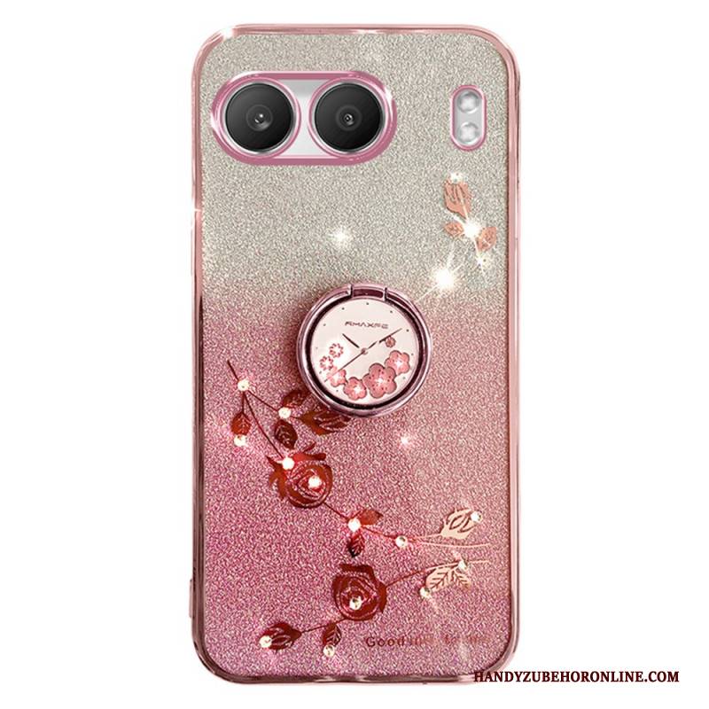 Hülle Oneplus Nord 4 Kadem Pailletten- Und Strassringhalter