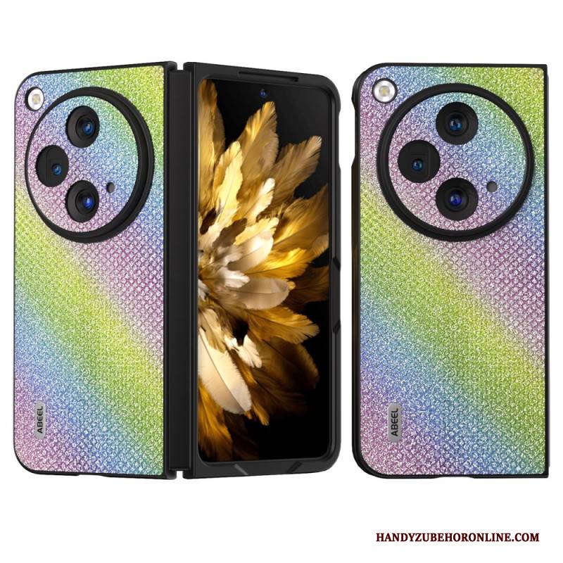 Hülle Oppo Find N3 Abeel-lederstil