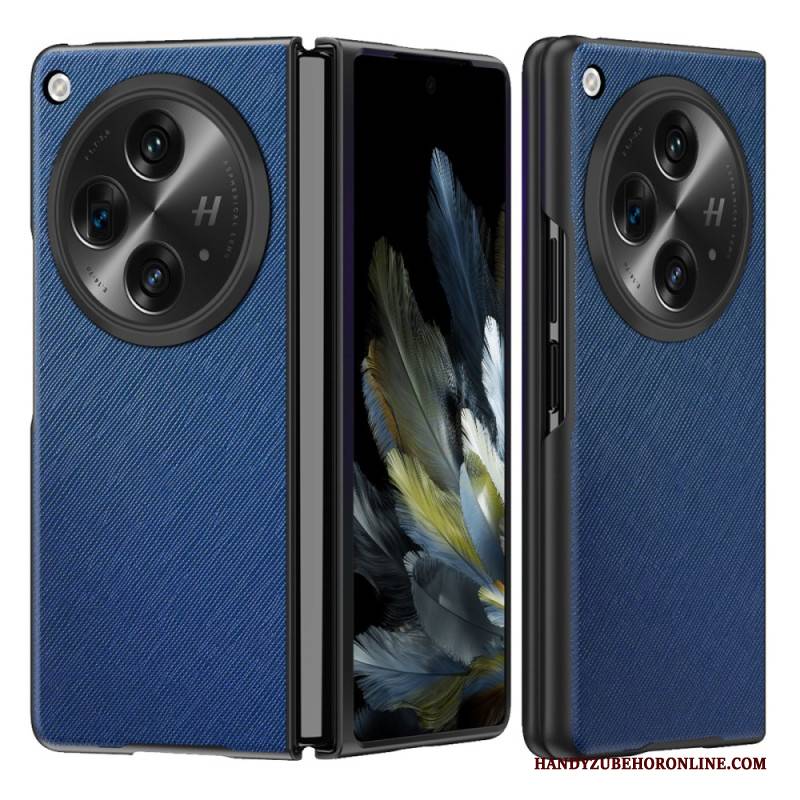 Hülle Oppo Find N3 Handyhülle Offen Gewebte Struktur