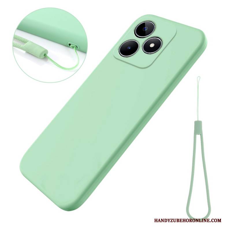 Hülle Realme C53 Flüssigsilikon-armband