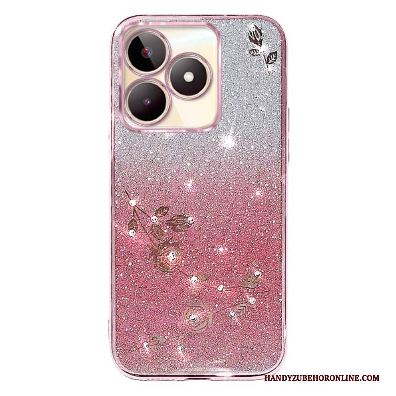 Hülle Realme C53 Handyhülle Kadem Glitzer- Und Strasshalter