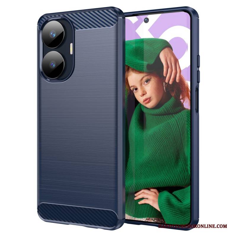 Hülle Realme C55 Gebürstete Kohlefaser