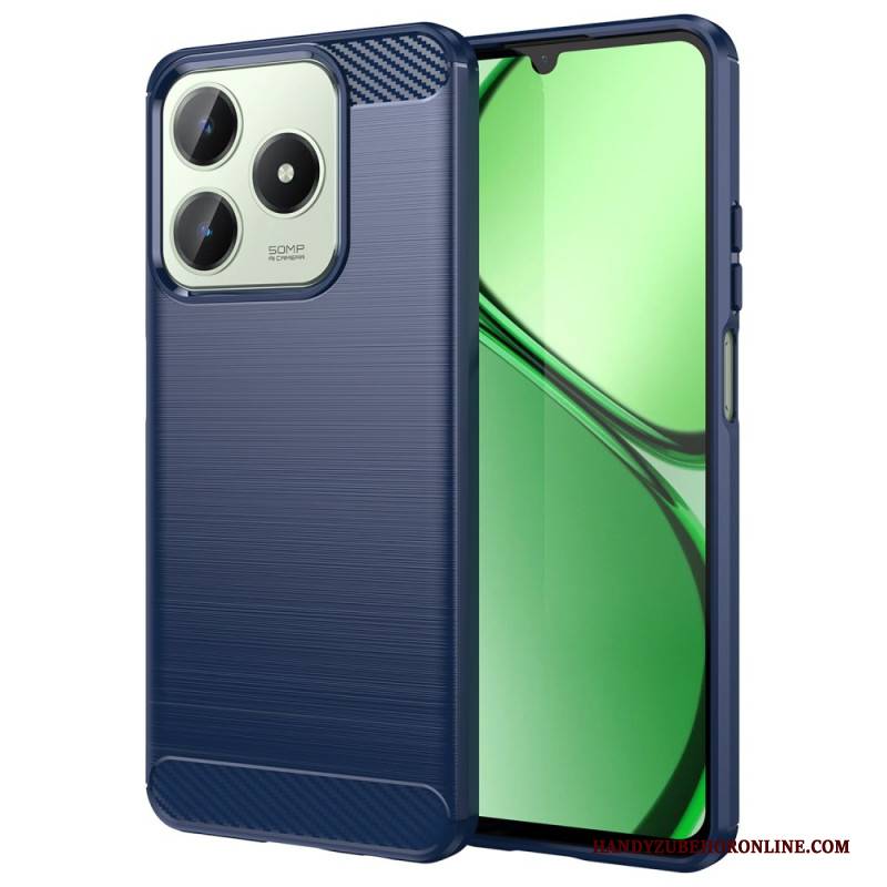 Hülle Realme C63 Handyhülle Gebürstete Kohlefaser