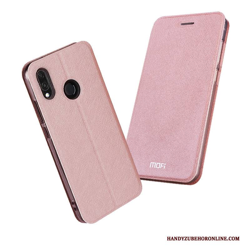 Hülle Redmi 7 Folio Mini Rot, Case Redmi 7 Taschen Handyhüllen Rosa