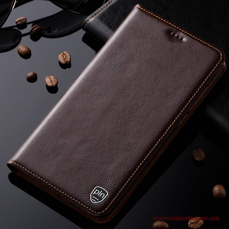 Hülle Redmi 7 Taschen Mini Anti-sturz, Case Redmi 7 Folio Muster Rot