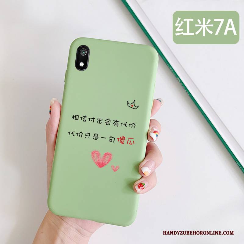 Hülle Redmi 7a Rot Mini, Case Redmi 7a Anti-sturz Grün