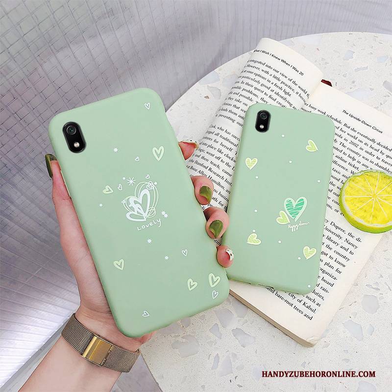 Hülle Redmi 7a Silikon Leicht Trend, Case Redmi 7a Taschen Netto Rot Grün