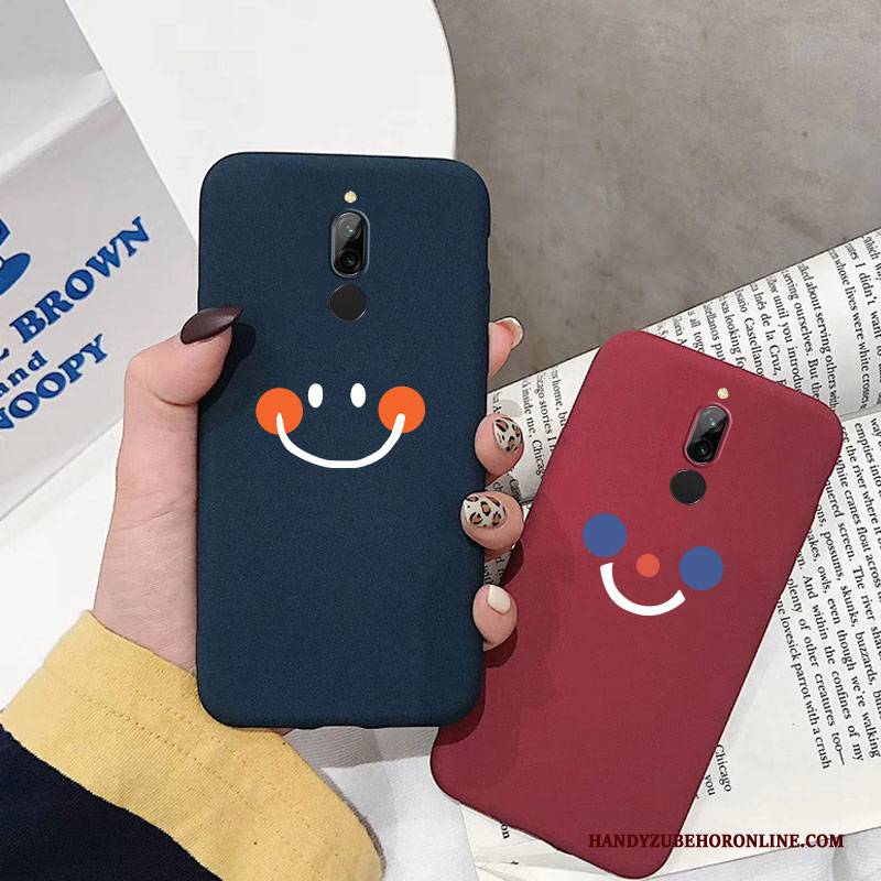 Hülle Redmi 8 Silikon Mini Nubuck, Case Redmi 8 Karikatur Schlank Blau