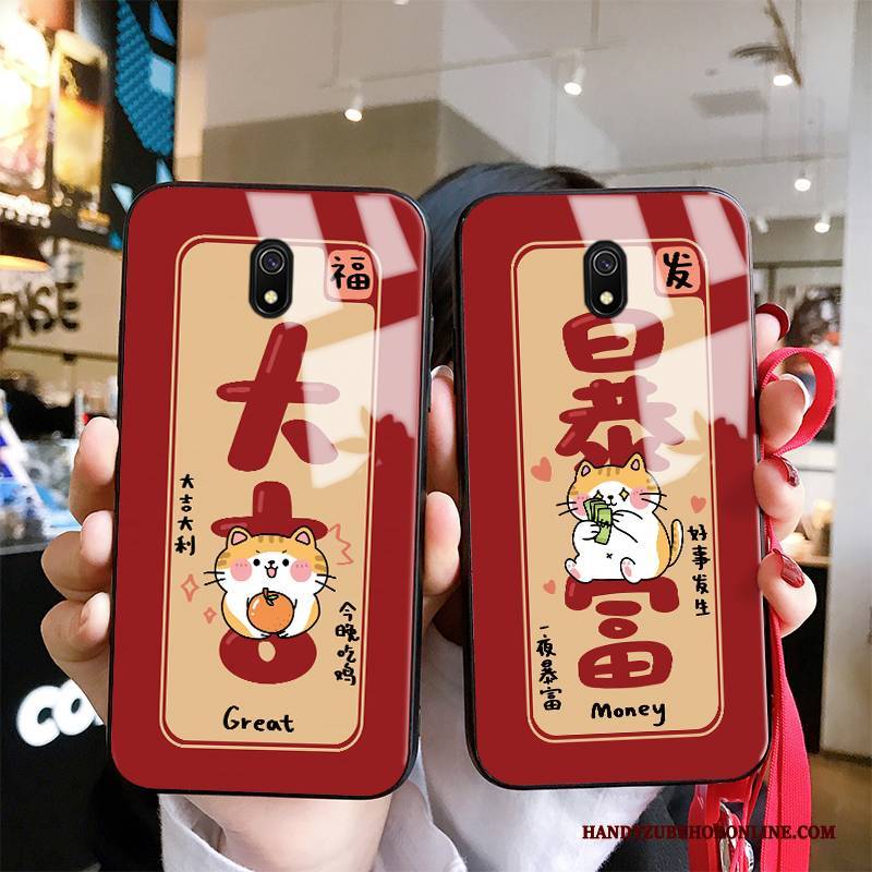 Hülle Redmi 8a Schutz Glas Groß, Case Redmi 8a Karikatur Handyhüllen Neu